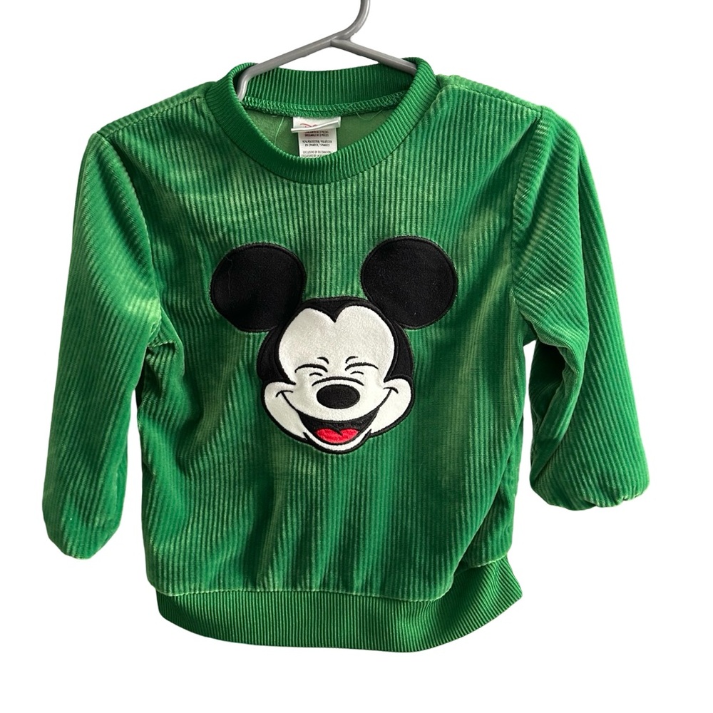 Corduroy Mickey Mouse Crewneck